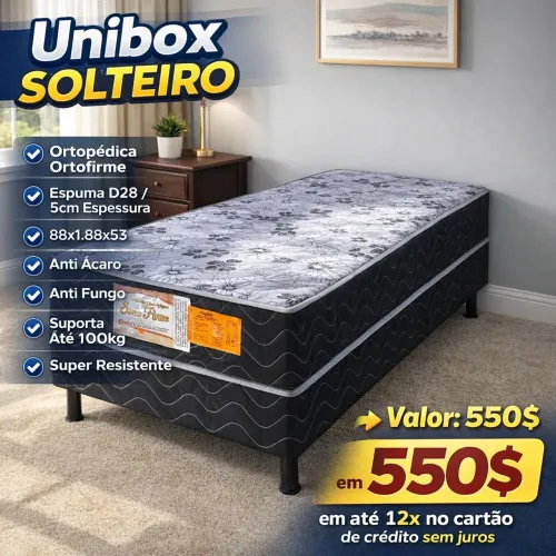 CAMA UNIBOX SOLTEIRO