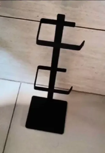 Um suporte de paoel higiênico duplo