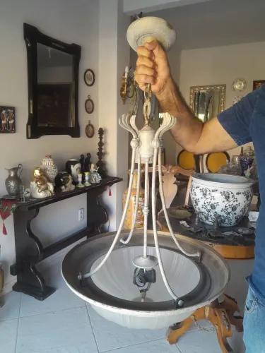Lustre pendente vintage estilo classico