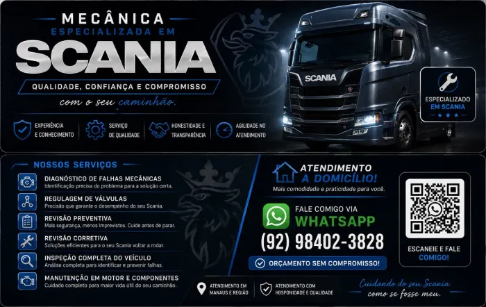 Mecânico especializado scania