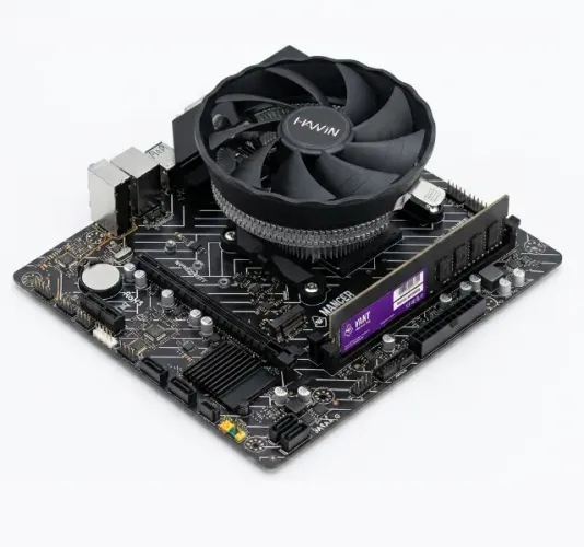 Kit placa mãe A520 + Amd Ryzen 5 3400g + 8Gb ddr4 + Cooler NOVO