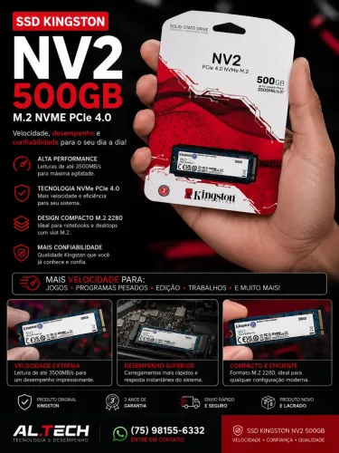 Ssd nvme Kingston