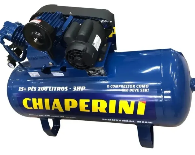 Compressor Chiaperini 15 Pés - 200 L - 3 HP