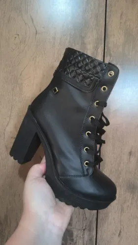 Bota Coturno preto 36