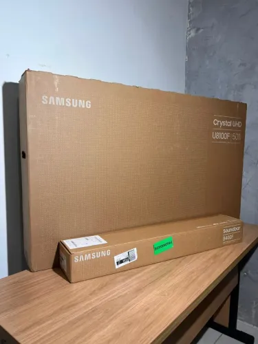 Samsung Crystal 50" 4K + Soundbar Nova R$ 2.599