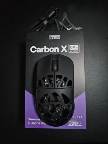 Mouse Wireless EPOMAKER Carbon X Novo Fibra de Carbono 