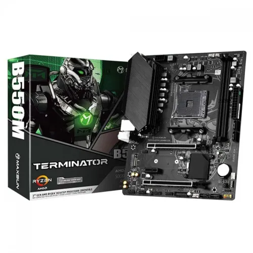 Placa Mãe B550M Maxsun MS-Terminator Chipset AMD AM4 mATx DDR4 ryzen