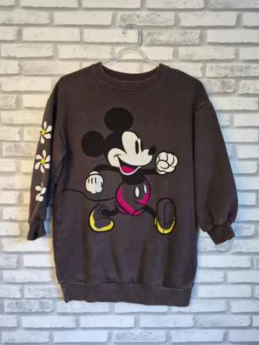Moletom ZARA Mickey Marrom, 9