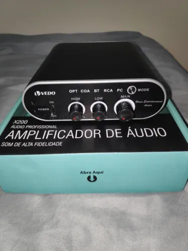 Amplificador de Áudio Bluetooth Classe D VEDO X200 150 W + 150 W