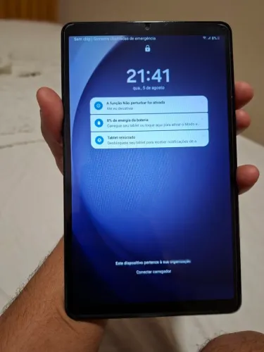 Tablet barato Samsumg a9 4gb ram 64gb preto