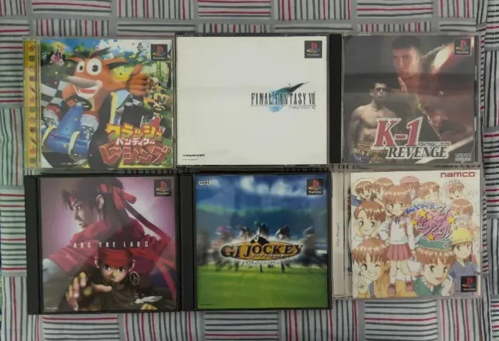 Jogos Originais PlayStation 1 (Ps1) Japonês (NTSC-J) - Coleção Avulsa