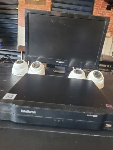 DVR 4 canais+ monitor