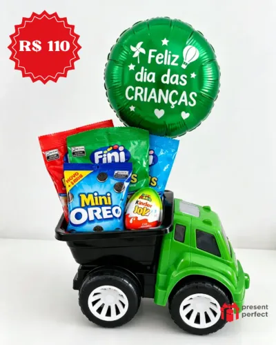 Presente Dia das Crianças - Cesta-Caminhão