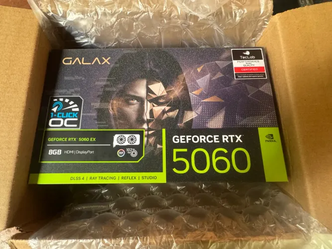 RTX 5060 nova nunca tirada da caixa, na garantia