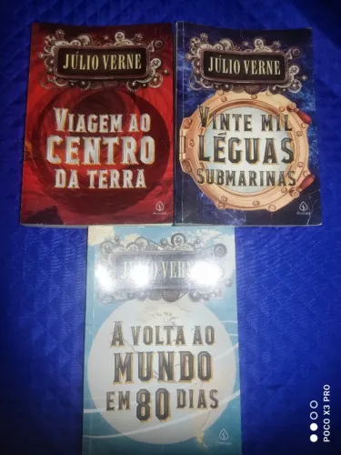 3 livros do Júlio Verne por 50