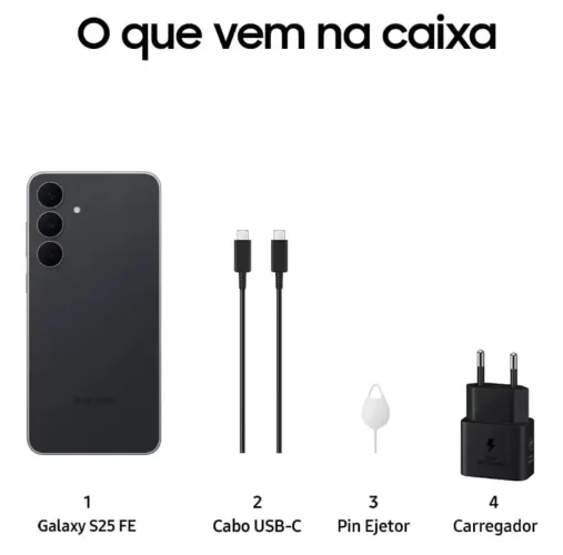 Samsung S25 Fe 256gb black