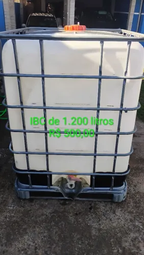 IBC de 1.200 litros usado
