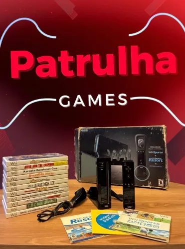Nintendo Wii Semi Novo com Jogos Originais | 10x Sem Juros | Revisado e com Garantia