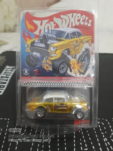 ?Hot Wheels RLC '55 Chevy Bel Air Gasser Dirty Blonde - Raro e Lacrado!