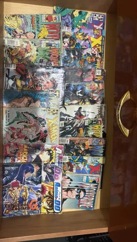 Revistas Antigas de Coleção - X-Men, Cavaleiros do Zodíaco, Éden e Animes
