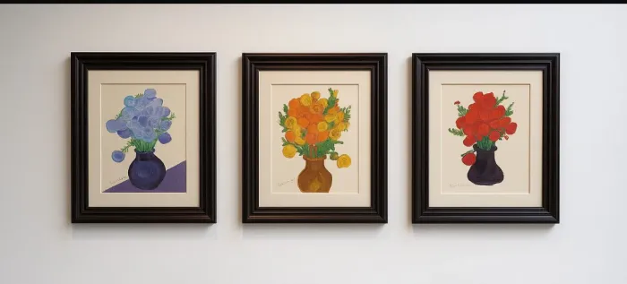 Três Pinturas Originais de Émile Tuchband - Arte Moderna Brasileira