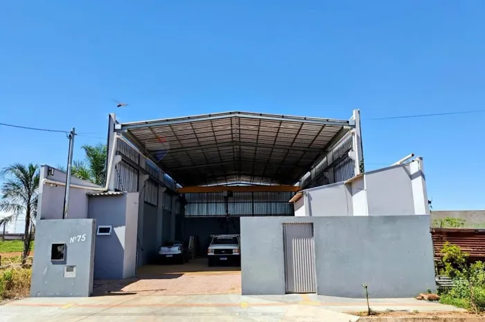 BARRACÃO COMPLETO COM PONTE ROLANTE