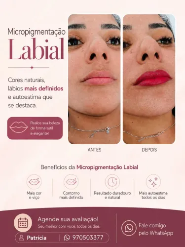 Micropigmentação labial