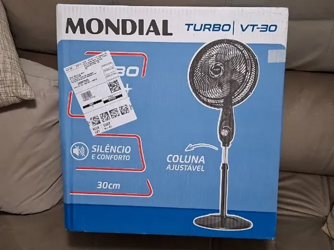 Ventilador Coluna Mondial 30cm | 220V | 6 Pás | Turbo | Novo Caixa lacrada!
