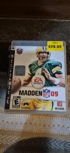 Jogo de futebol americano Madden NFL 09 para o console PlayStation 3 (EA Sports)