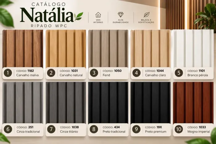 Ripado WPC Fibra de Bambu | Pronta Entrega e Instalação em Brasília