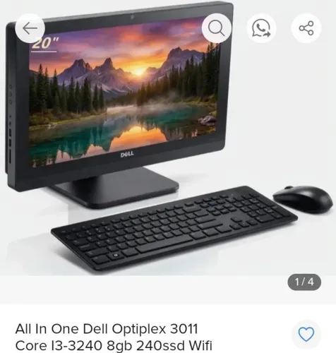 ALL in one Dell optiplex 3011 Core i3-3240 wi-fi