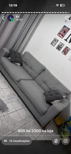 Sofá Bemol vendo por motivo de viagem