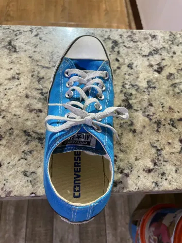 Tênis all star azul n:36 muito bem conservado 