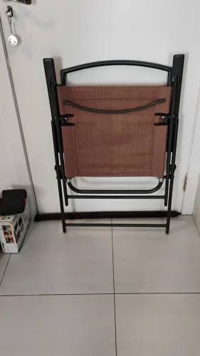 Cadeiras dobráveis para varanda.
