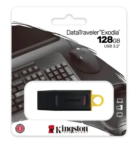 Pen Drive Kingston 128GB DTX/128GB (LACRADO)