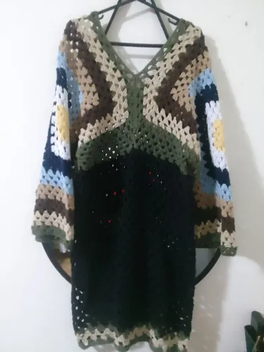 Vestido em crochê