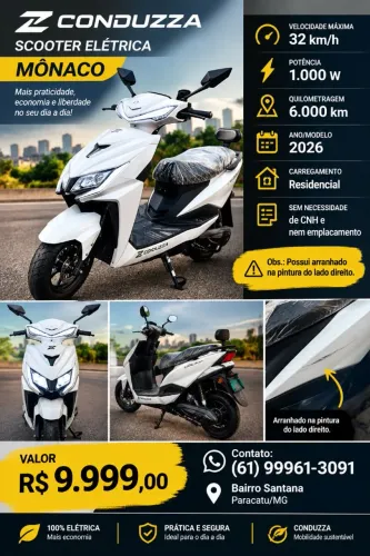 Vendo Scooter Eletrica 1000 watts