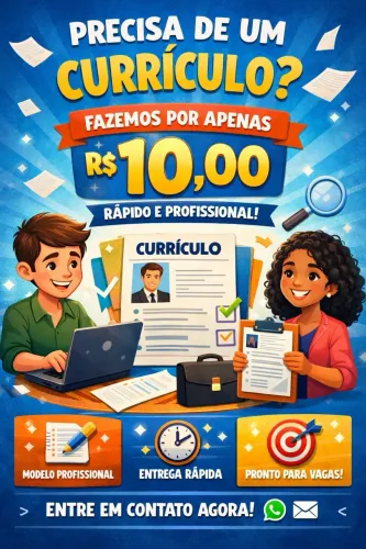 Está precisando de currículo rapido? 