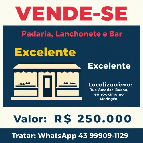 Ponto comercial a venda 