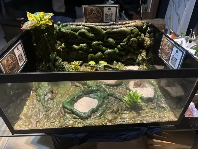 Art em viveiros aquários e fontes tudo feito à mão