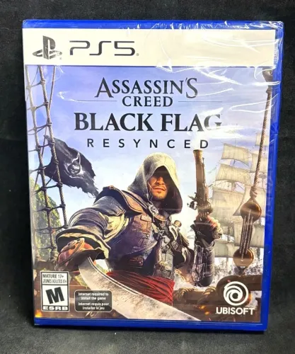 Assassins Creed Black Flag Resynced PS5 Midia Fisica LACRADO