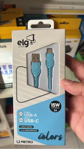 Cabo USB Tipo C ELG 15 W