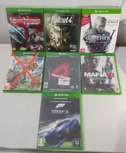 Lote de 06 jogos Xbox one