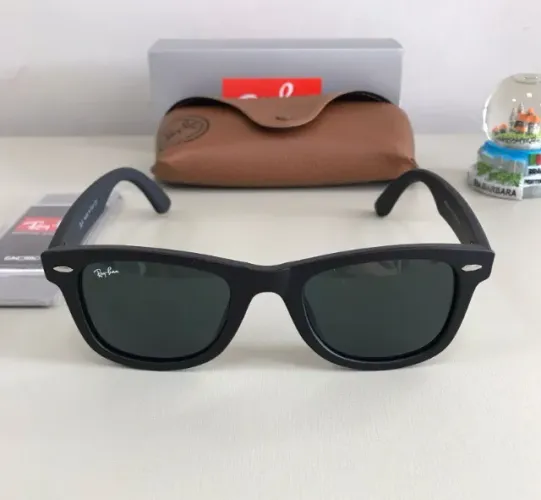 óculos de sol ray ban wayfarer black matte