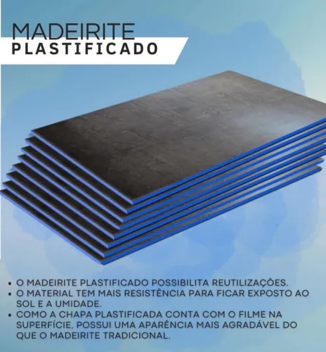 Madeirite Plastificado - Resistentes e Reutilizáveis