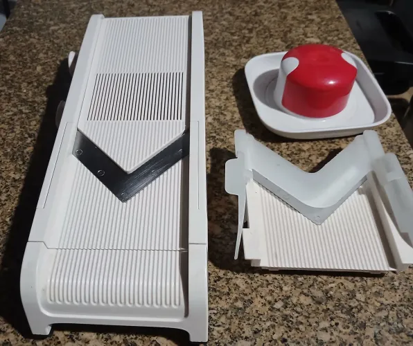 Fatiador Tupperware Super Chef com 2 lâminas