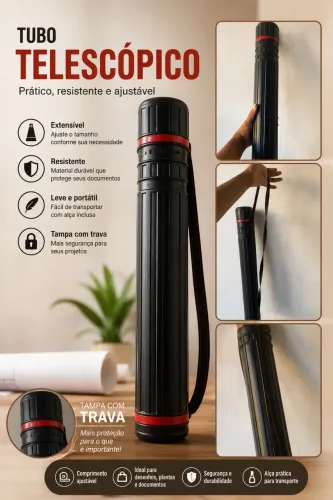 Tubo Para Pôsteres/Desenhos Arquitetura