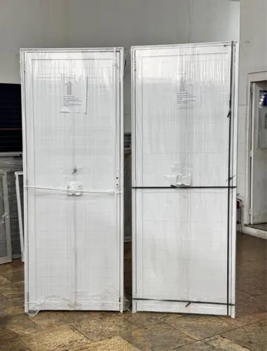 PORTA DE ALÚMINIO BRANCO 2.10X 60CM 70CM 80CM - PROMOÇÃO DE FÁBRICA