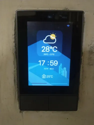 Painel inteligente Sonoff NSPanel Touch WiFi 4x2 com Alexa e Google Home Pronta entrega