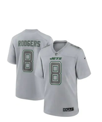 Aaron Rodgers New York Jets Nike Atmosphere Fashion Game Jersey - Heather Gray